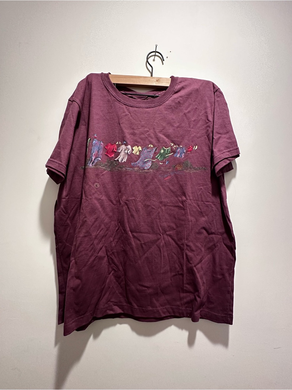 Vintage Grandma 90s Maroon Graphic Tee